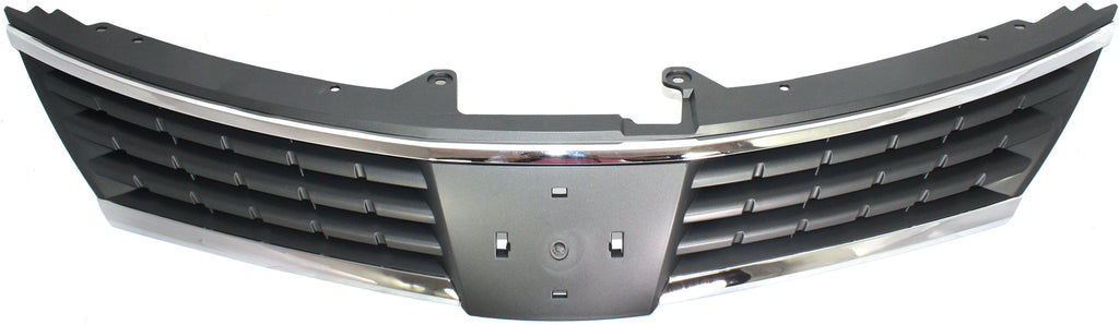 VERSA 07-09 GRILLE, Gray Shell and Insert, 1.8L Eng