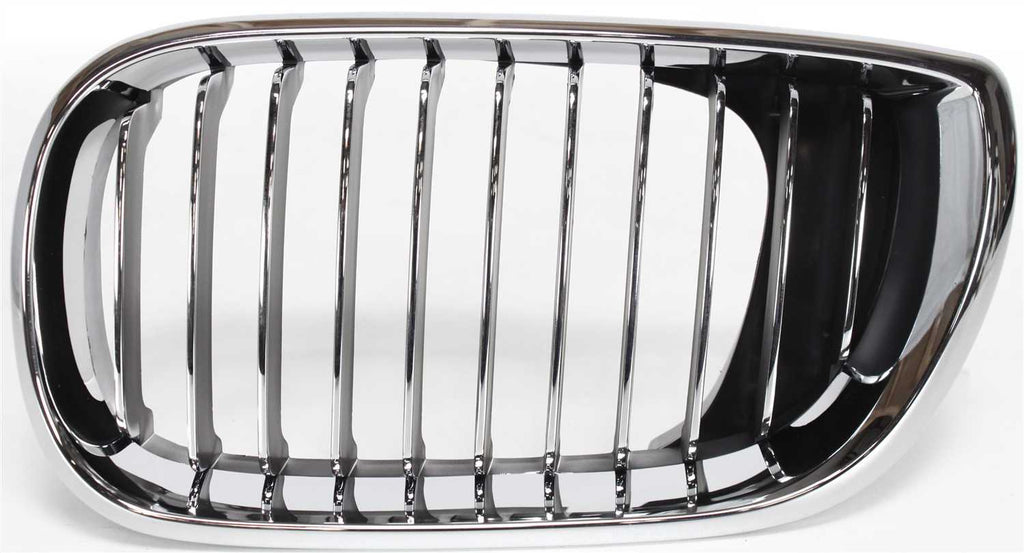 3-SERIES 02-05 GRILLE LH, Chrome, Plastic, Sedan/Wagon