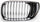 3-SERIES 02-05 GRILLE LH, Chrome, Plastic, Sedan/Wagon