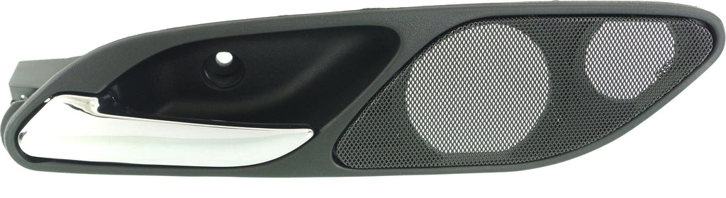 3-SERIES 99-06 FRONT INTERIOR DOOR HANDLE LH, Standard Sound System, Chrome-Black
