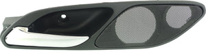 3-SERIES 99-06 FRONT INTERIOR DOOR HANDLE LH, Standard Sound System, Chrome-Black