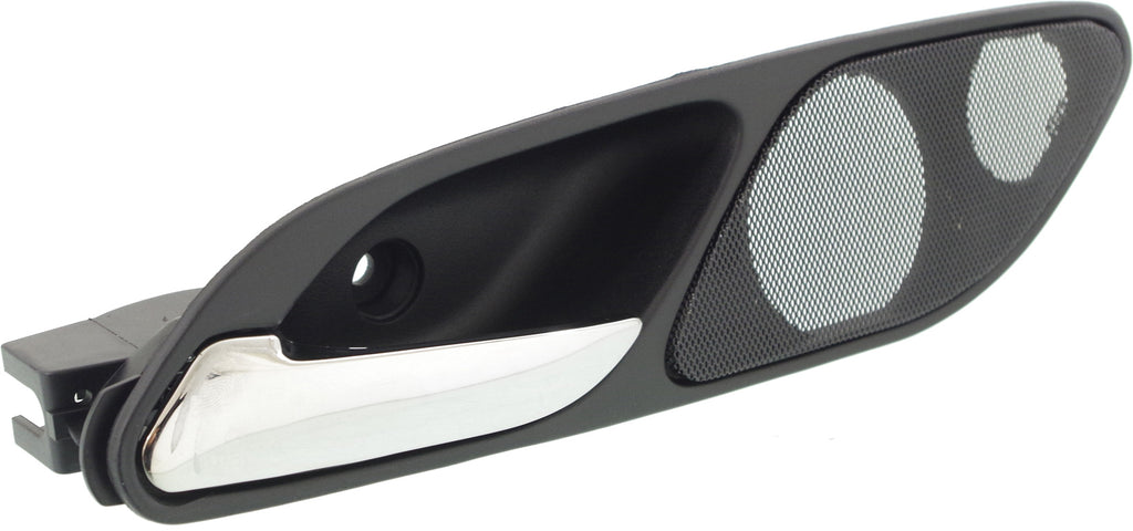 3-SERIES 99-06 FRONT INTERIOR DOOR HANDLE LH, Standard Sound System, Chrome-Black