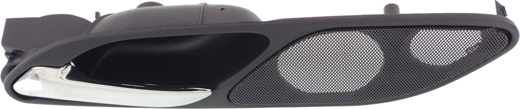 3-SERIES 99-06 FRONT INTERIOR DOOR HANDLE LH, Standard Sound System, Chrome-Black
