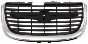 300M 99-01 GRILLE, Center, Plastic, Chrome Shell/Primed Insert