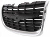 300M 99-01 GRILLE, Center, Plastic, Chrome Shell/Primed Insert