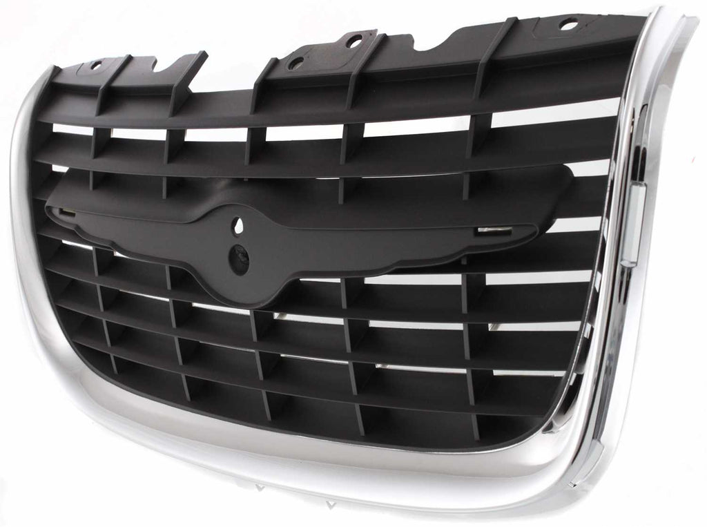 300M 99-01 GRILLE, Center, Plastic, Chrome Shell/Primed Insert