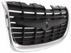 300M 99-01 GRILLE, Center, Plastic, Chrome Shell/Primed Insert