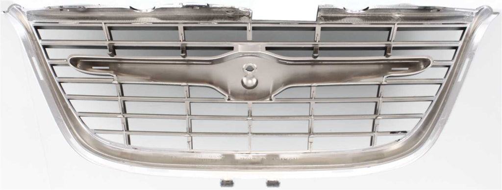 300M 99-01 GRILLE, Center, Plastic, Chrome Shell/Primed Insert