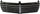 190D 84-89/190E 84-93 GRILLE INSERT, Plastic, Black, w/o Frame, w/ 11 Moulding, (201) Chassis