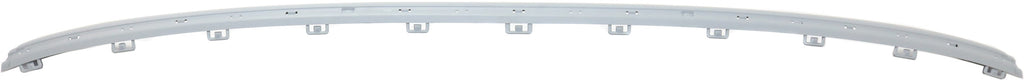 E-CLASS 03-06 REAR BUMPER MOLDING, Center Impact Strip, Chrome, w/o Parktronic System, w/o