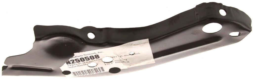 VERSA 07-12 RADIATOR SUPPORT LH, Side Support Panel, Steel, (07-12 H/B)/(07-11 Sdn)