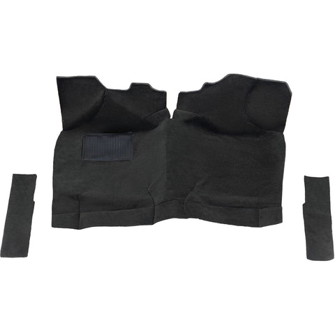 2 Doors; Medium Gray Nylon Cut Pile