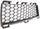 VIBE 03-04 FRONT BUMPER GRILLE RH, Textured Black