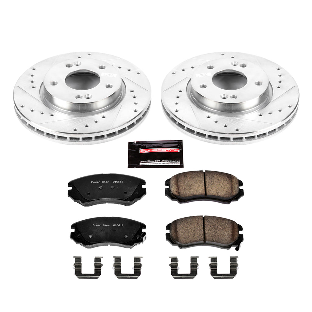1 CLICK BRAKE KIT W/HDW;Front