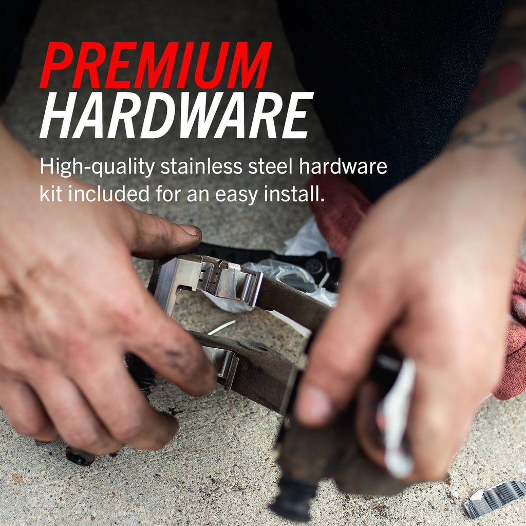 1 CLICK BRAKE KIT W/HDW;Front