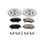 1 CLICK BRAKE KIT;Front; 2011-2013 HYUNDAI ELANTRA;