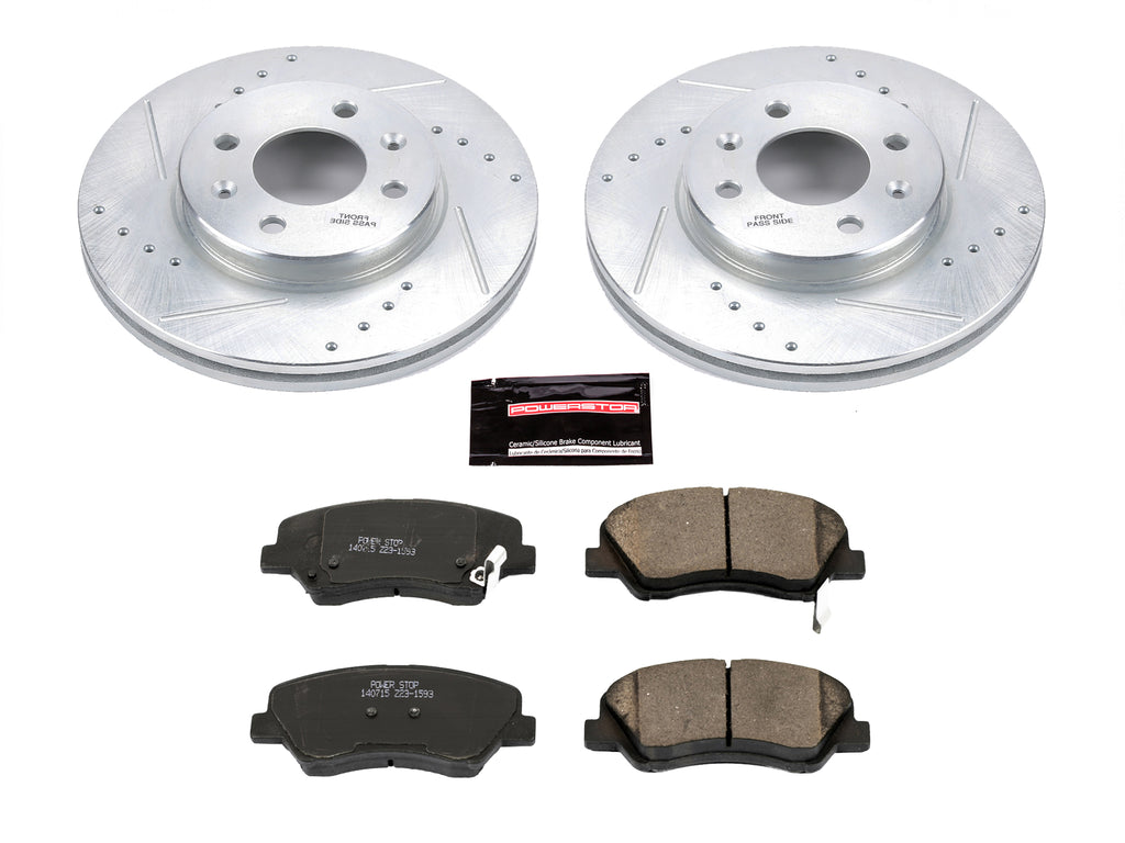 1 CLICK BRAKE KIT;Front; 2012-2013 HYUNDAI ACCENT; 2012 HYUNDAI ELANTRA; 2012-2013 KIA RIO;