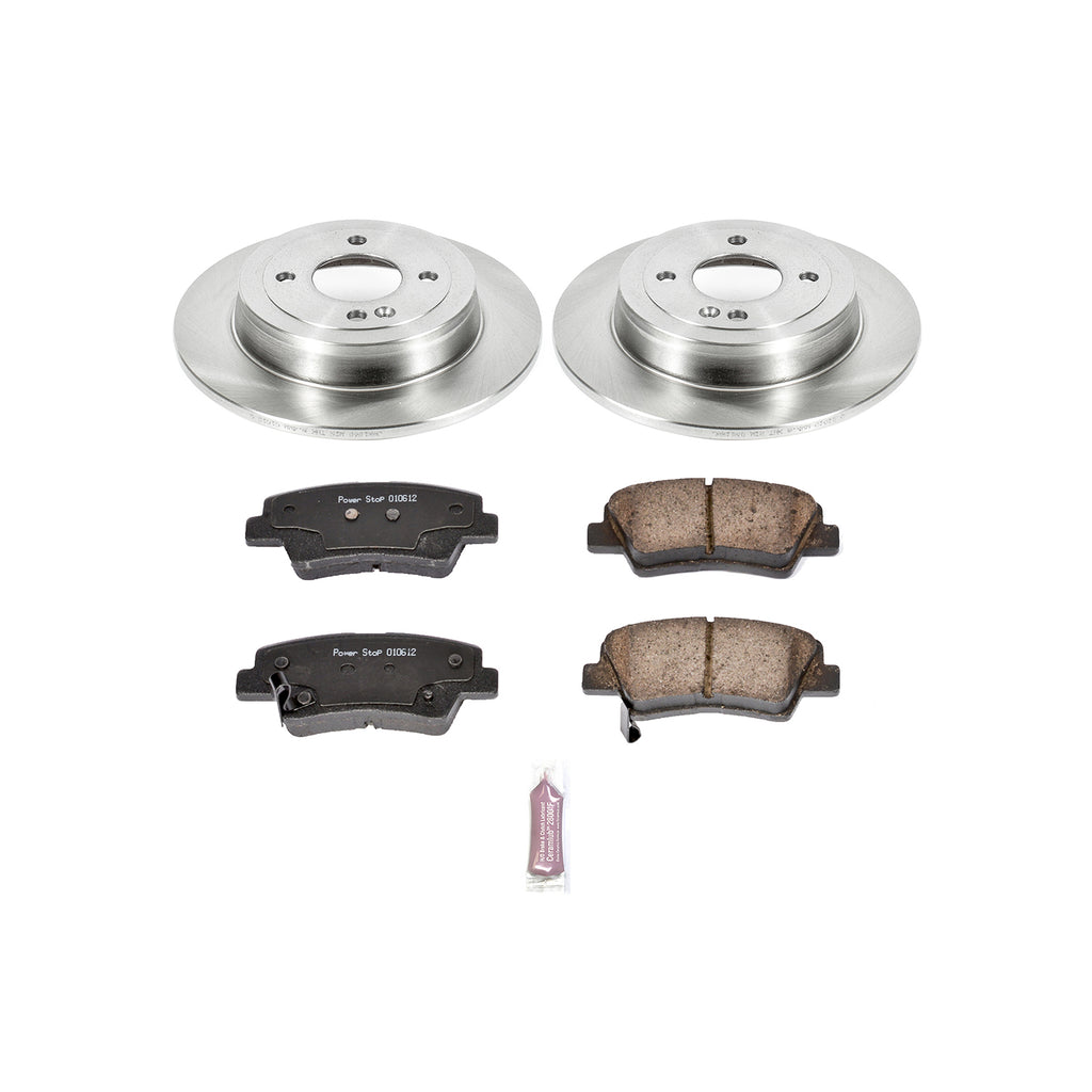 DAILY DRIVER BRAKE KIT ; Rear; 2012-2013 HYUNDAI ACCENT; 2012 HYUNDAI ELANTRA; 2012-2013 KIA RIO;