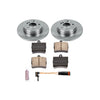 DAILY DRIVER BRAKE KIT ; 2003-2005 MERCEDES BENZ C240; 2006 MERCEDES BENZ SLK280; 2007-2008 MERCEDES BENZ SLK280; 2009 MERCEDES BENZ SLK300; 2010-2011 MERCEDES BENZ SLK300; 2007 MERCEDES BENZ SLK350;