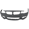 3-SERIES GT 14-19 FRONT BUMPER COVER, Primed, w/ M Sport Pkg, w/ Headlamp Washer Holes, w/o Park Assist Sensor Holes, Park Assist Sensor Holes, and Camera Hole