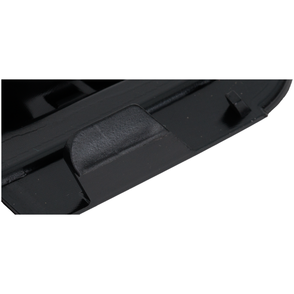 330I 19-22 FRONT BUMPER GRILLE RH, Side Cover, Painted Black, w/o M Sport Package, Luxury Line, w/ Fog Light Holes, Sedan