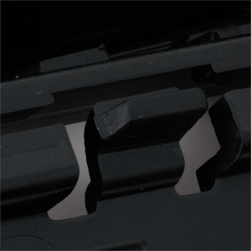 330I 19-22 FRONT BUMPER GRILLE RH, Side Cover, Painted Black, w/o M Sport Package, Luxury Line, w/ Fog Light Holes, Sedan