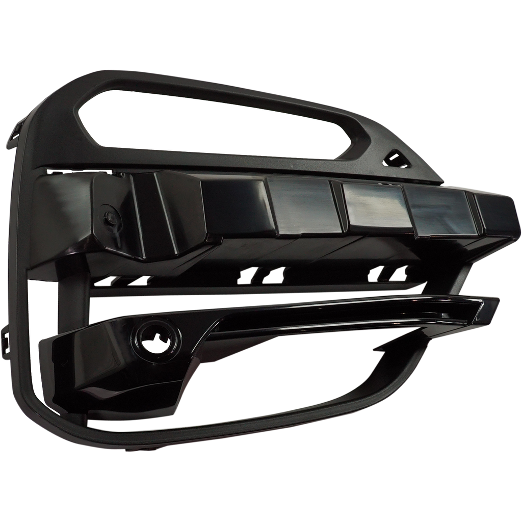 X3 18-21 FRONT BUMPER GRILLE RH, Gloss Black, w/o M Sport Package, w/ Park Distance Control Sensor Holes, 30I Models