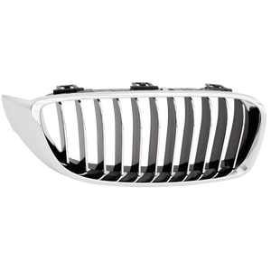 4-SERIES 14-20 GRILLE RH, Chrome Shell with Textured Black, w/ Chrome Molding, Luxury Line Model