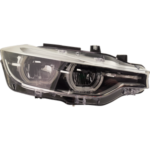 3-SERIES 16-19 HEAD LAMP RH, Assembly, LED, w/o Adaptive Headlights, Standard, Luxury Line Model, (Sedan 16-18)/Wagon