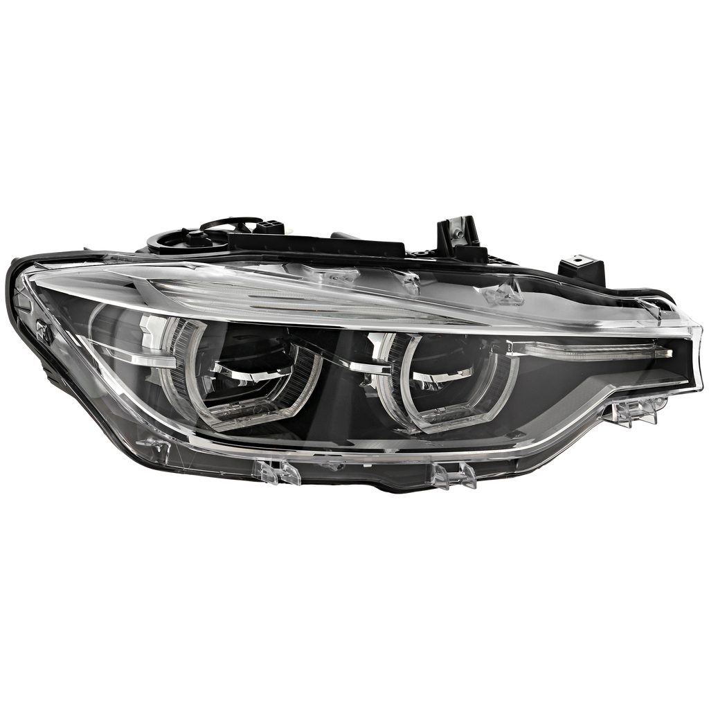 3-SERIES 16-19 HEAD LAMP RH, Assembly, LED, w/ Adaptive Headlights, Standard/Luxury Line Models, (Sedan 16-18)/Wagon