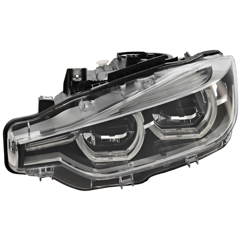 3-SERIES 16-19 HEAD LAMP LH, Assembly, LED, w/ Adaptive Headlights, Standard/Luxury Line Models, (Sedan 16-18)/Wagon