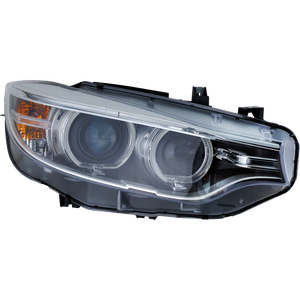 4 SERIES 14-20/M3 15-18 HEAD LAMP RH, Lens and Housing, HID, w/o Adaptive Frontlighting System