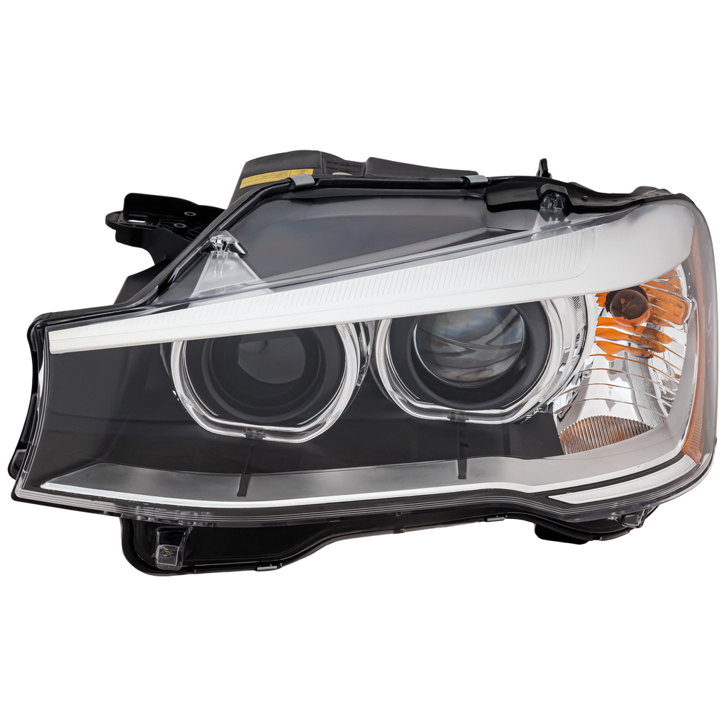 X3 15-17/X4 15-18 HEAD LAMP LH, Lens and Housing, HID, w/o HID Kit and Adaptive Headlight
