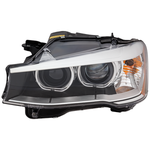 X3 15-17/X4 15-18 HEAD LAMP LH, Lens and Housing, HID, w/o HID Kit and Adaptive Headlight