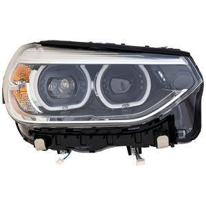 X3 18-21/X4 19-21 HEAD LAMP RH, Assembly, LED, w/o Adaptive Headlights, w/ Cornering Lamps