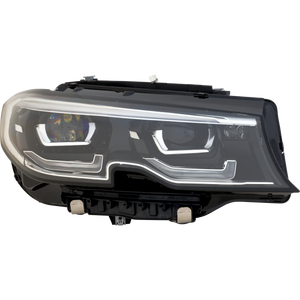 3-SERIES 19-22 HEAD LAMP RH, Assembly, LED, w/ Adaptive Headlights, w/o Shadow Line