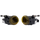 3-SERIES 01-05/M5 01-03 FOG LAMP RH AND LH, Assembly, Halogen, Yellow Lens