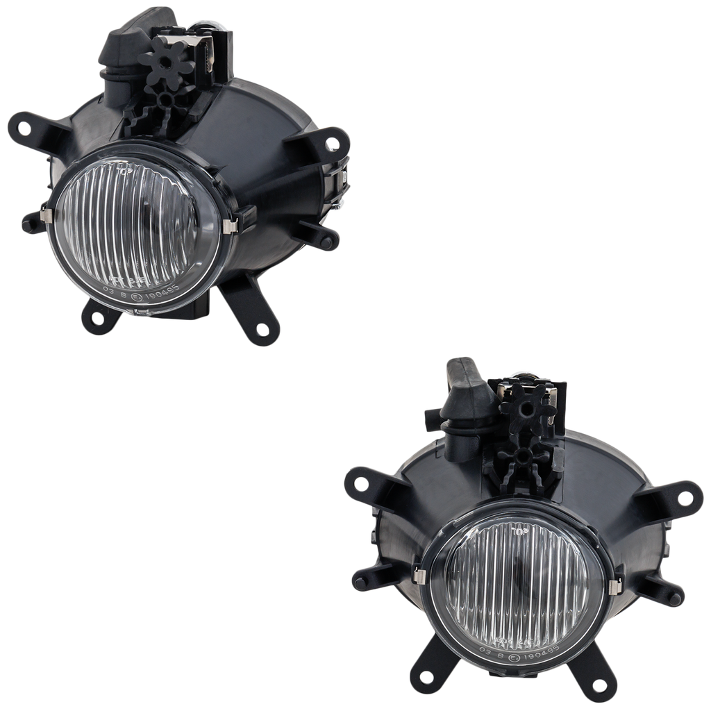 3 SERIES 02-05 FOG LAMP RH AND LH, Assembly, Halogen, Clear Lens, Sedan/Wagon