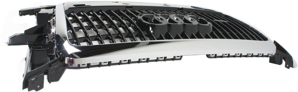 Q5 09-12 GRILLE, Chrome Shell/Gloss Black Insert, 3.2L Eng, w/o S-Line Pkg
