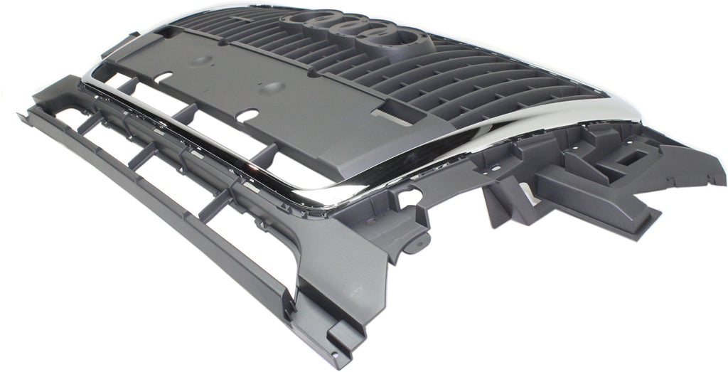 Q5 11-12 GRILLE, Chrome Shell/Primed Gray Insert, 2.0L Eng