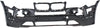 X3 07-10 FRONT BUMPER COVER, Lower, Textured, w/o M Package, w/ Park Distance Control Sensor Holes - CAPA