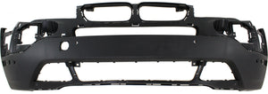 X3 07-10 FRONT BUMPER COVER, Lower, Textured, w/o M Package, w/ Park Distance Control Sensor Holes