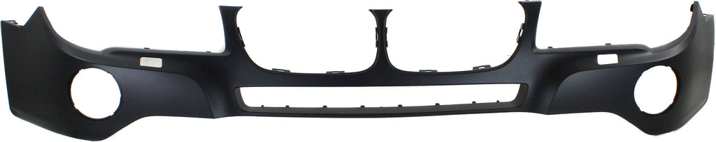 X3 07-10 FRONT BUMPER COVER, Upper, Primed, w/o M Package, w/ Headlight Washer Holes
