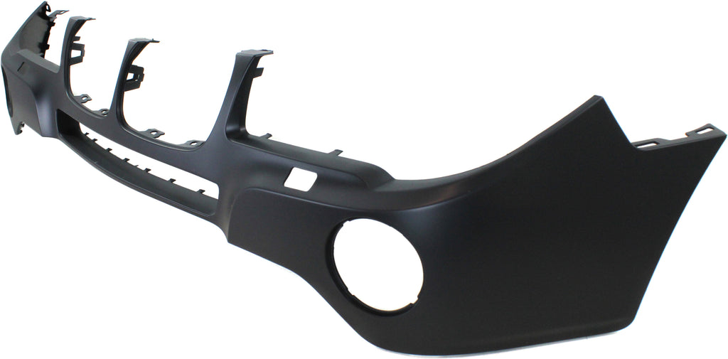 X3 07-10 FRONT BUMPER COVER, Upper, Primed, w/o M Package, w/ Headlight Washer Holes