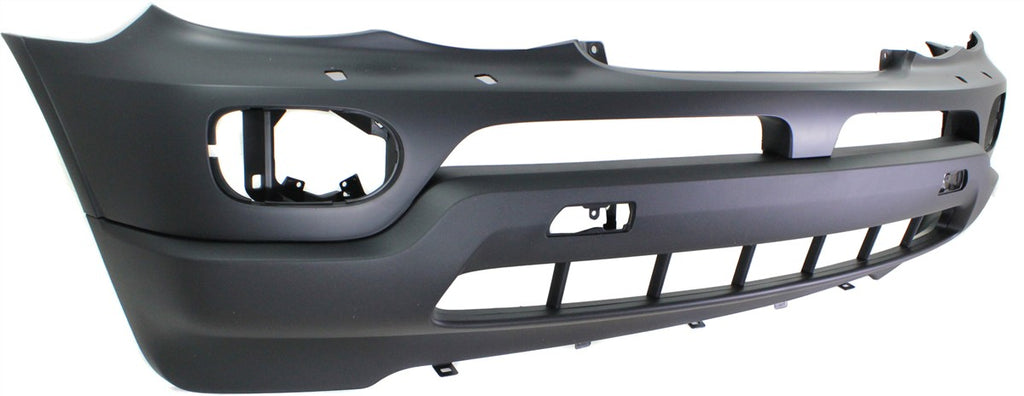 X5 04-06 FRONT BUMPER COVER, Primed, 3.0/4.4L Eng, w/ HLW Holes, w/o Park Dist Ctrl Snsr Holes