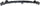 2-SERIES 14-21 FRONT BUMPER GRILLE, Lower Cover Insert, w/o M Sport Pkg, (230I, 18-21 w/o Adaptive Cruise Control, Conv/(Cpe, w/o Standard Cruise Control)