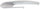 3-SERIES 12-15 FRONT BUMPER MOLDING LH, Primed-Silver, w/o M Sport Line, Modern Line, Sdn/Wgn