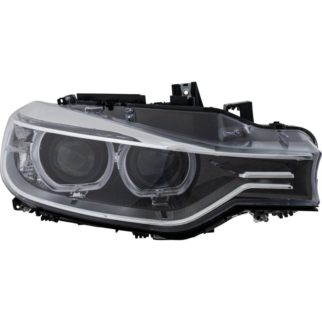 3-SERIES 12-15 HEAD LAMP RH, Lens and Housing,HID, w/o HID Kit, w/o Adaptive Headlights, Sedan/Wagon