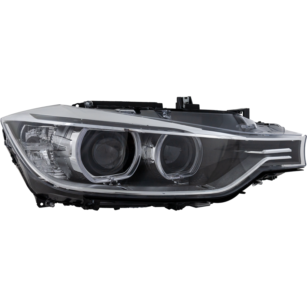 3-SERIES 12-15 HEAD LAMP RH, Lens and Housing,HID, w/o HID Kit, w/o Adaptive Headlights, Sedan/Wagon