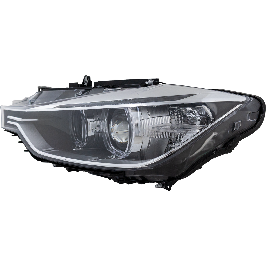 3-SERIES 12-15 HEAD LAMP LH, Lens and Housing,HID, w/o HID Kit, w/o Adaptive Headlights, Sedan/Wagon